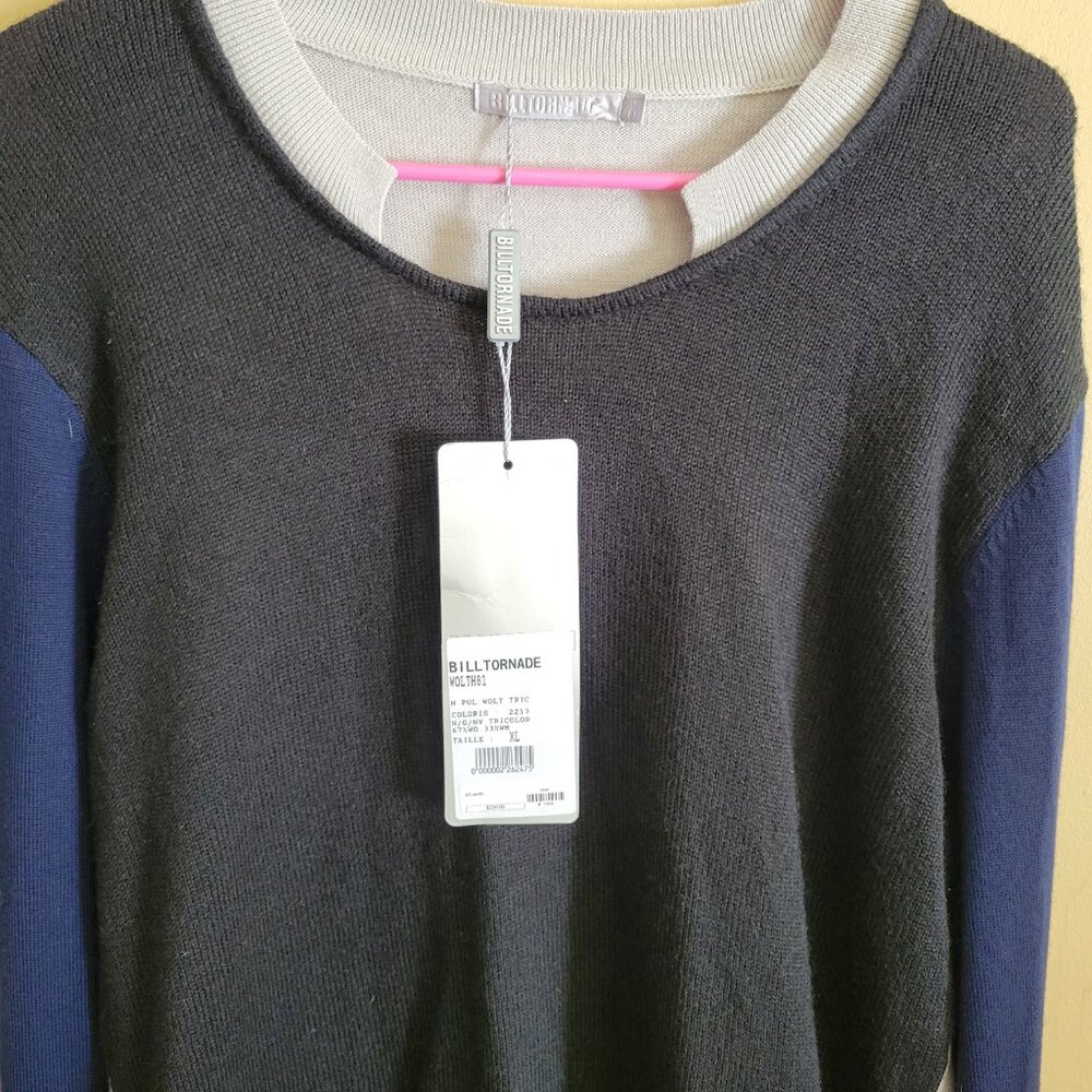 Billtornade WOLTH81 Color Block Cardigan NWT Size XL - Picture 2 of 8